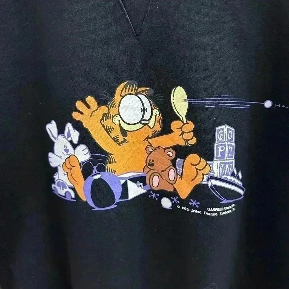 Vintage 1978  Garfield Crewneck Size XS - Picture 4 of 5